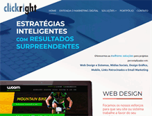 Tablet Screenshot of clickright.com.br